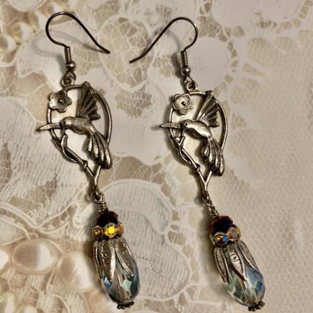 Hummingbird Earrings View 4